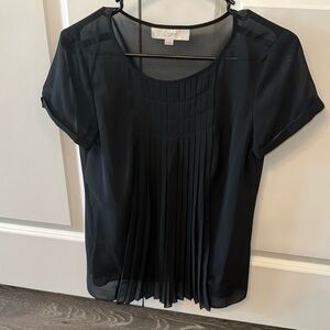 NWOT ANN TAYLOR LOFT SHEAR BLOUSE
